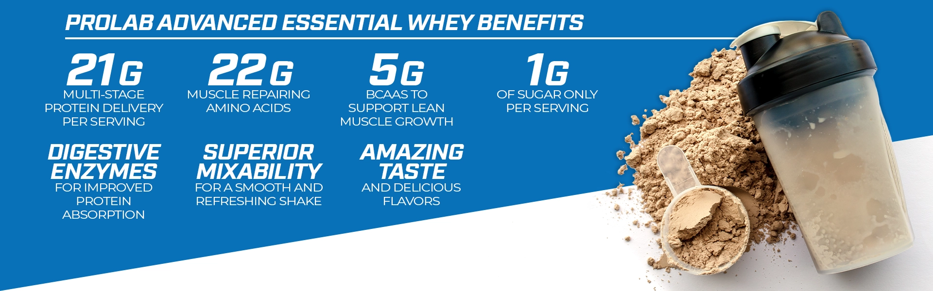 Prolab Advanced Essential Whey-Blend of Premium Whey Concentrate